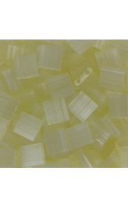 Miyuki tila 5x5mm beads - Silk pale light yellow TL-2591